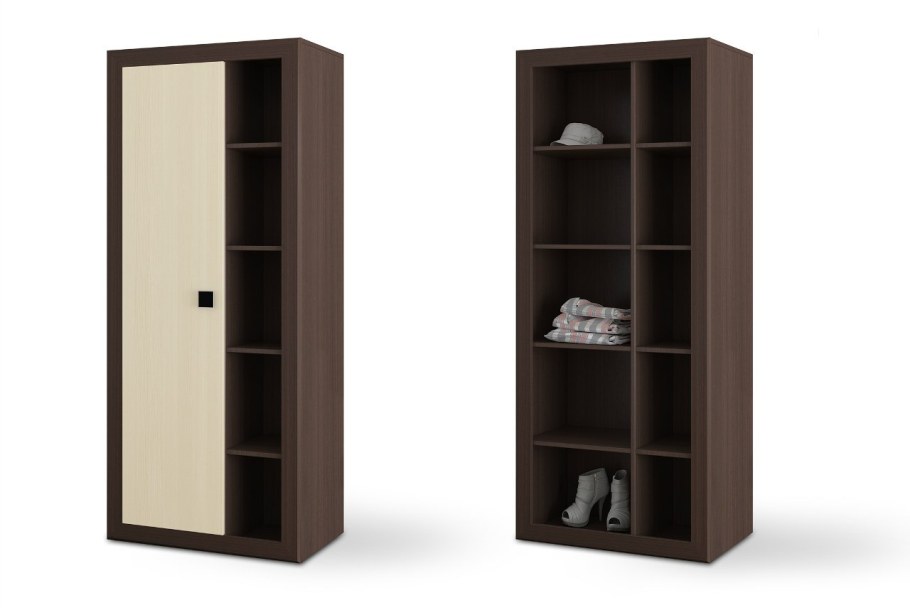 Шкаф комбинированный венге