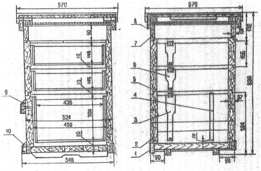 Улей Дадан 16-ти рамочный
