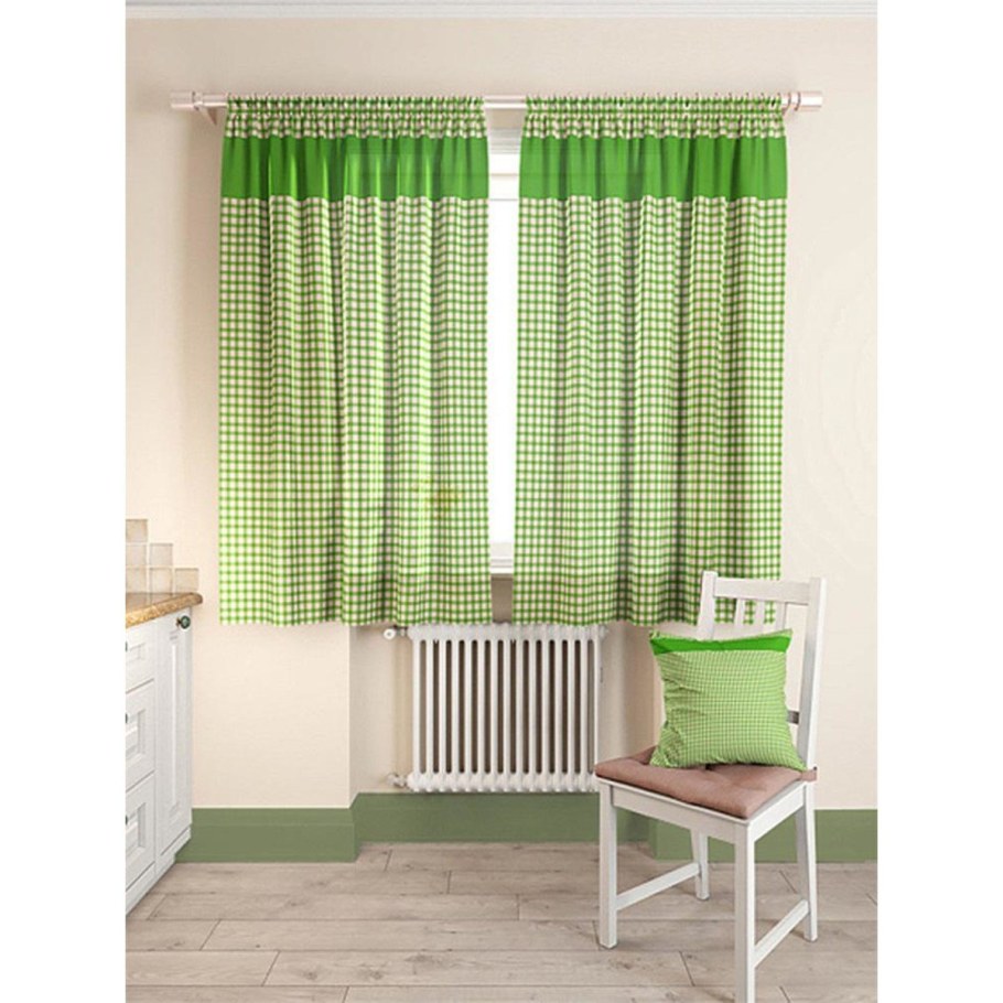 ТОМДОМ шторы фисташка