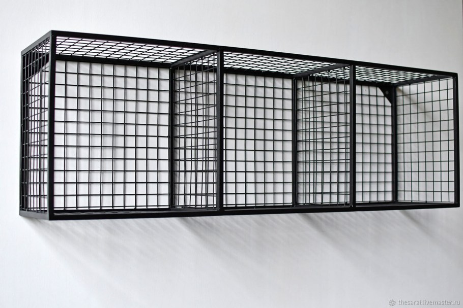 Полка металлическая решетчатая