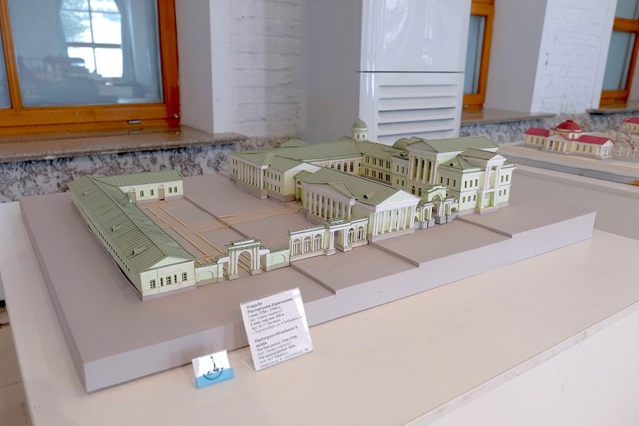 Макет усадьбы Харитоновых