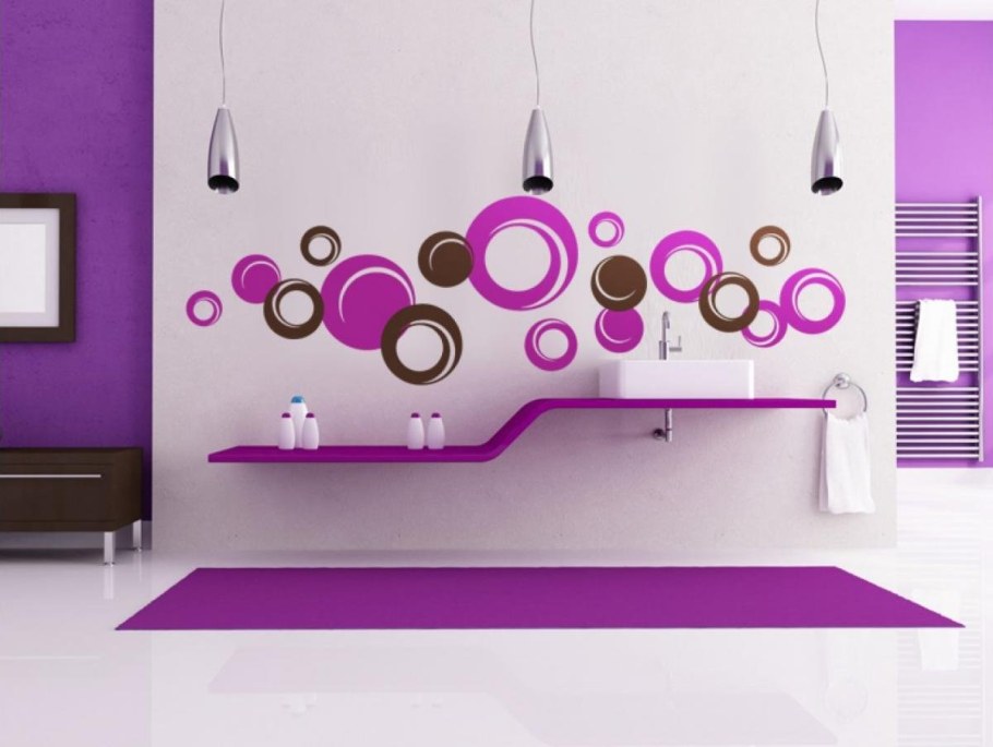 Геометрические фигуры на стене