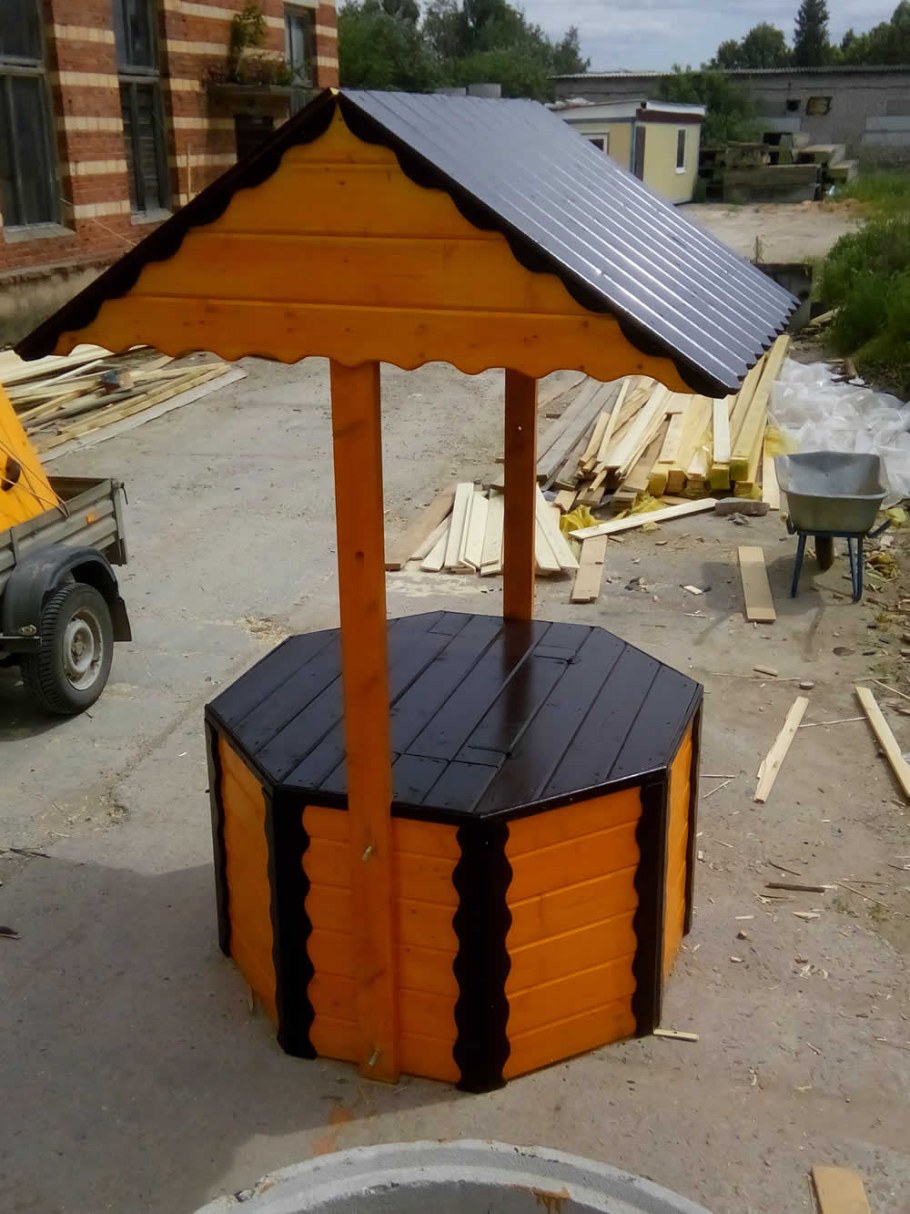 Обшивка колодца