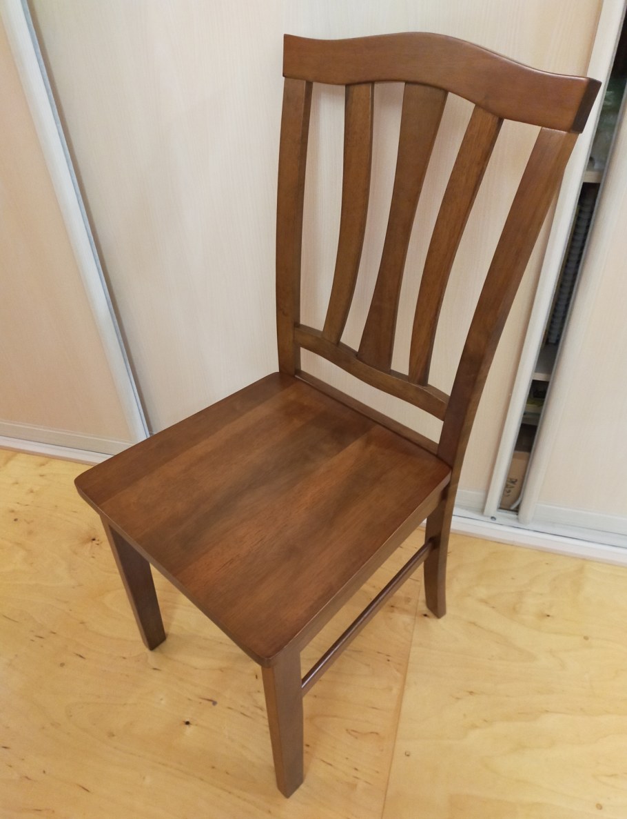 Стул TETCHAIR CT 8162 С твёрдым сиденьем тёмный дуб