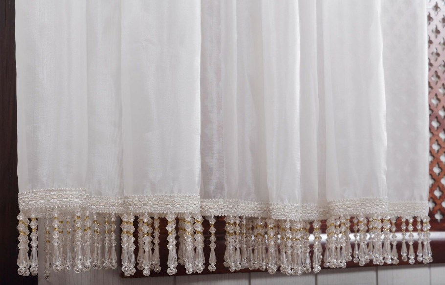 Удлинить тюль