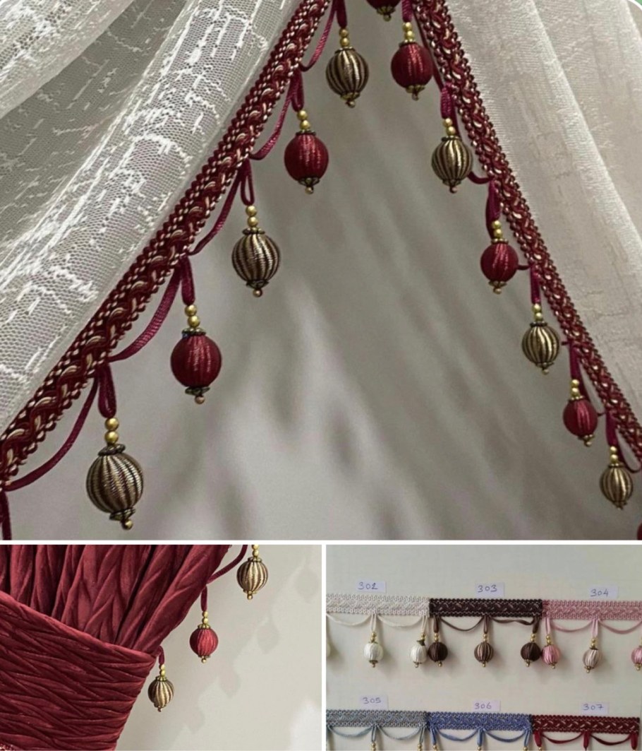 Стеклярус для штор