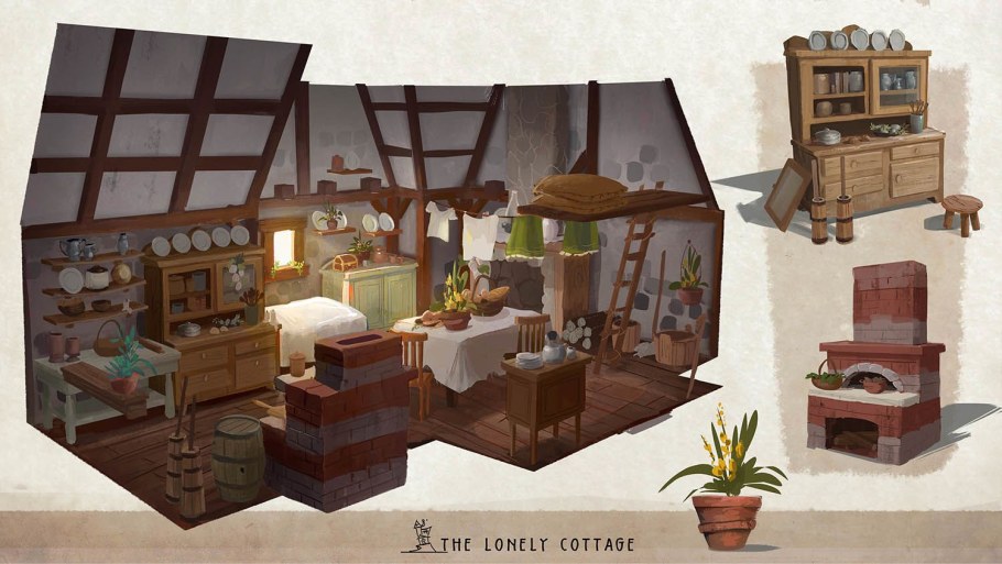 Фэнтези интерьер дома