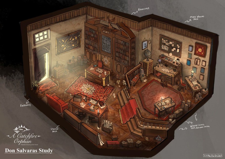 Концепт арт комнаты