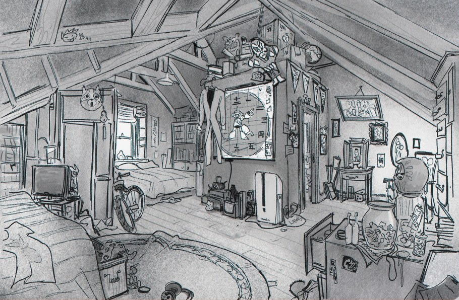 Концепт арты комнат