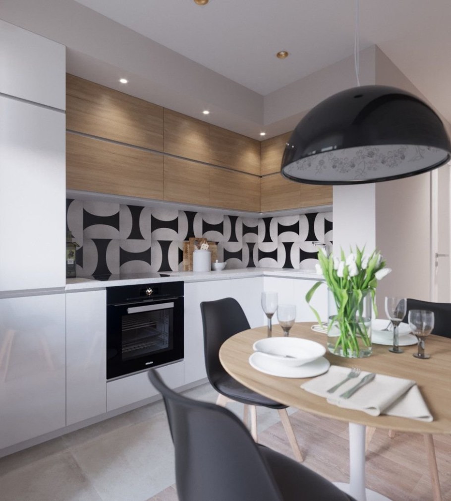 Дизайнерский интерьер кухни