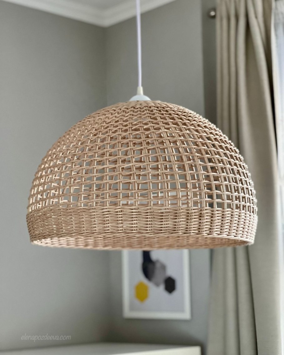 Абажур из ротанга