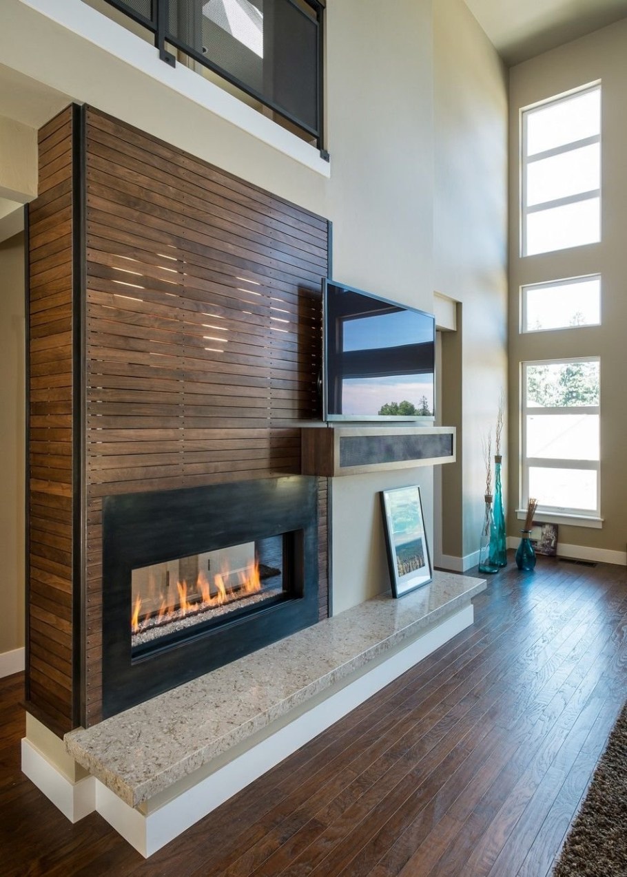 Отделка каминов в современном стиле