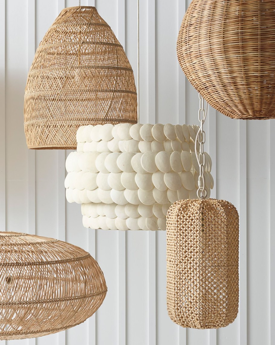 Плетеные светильники