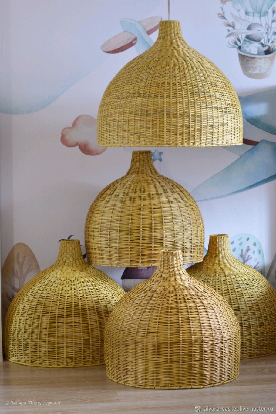 Абажур ротанг ливмастер