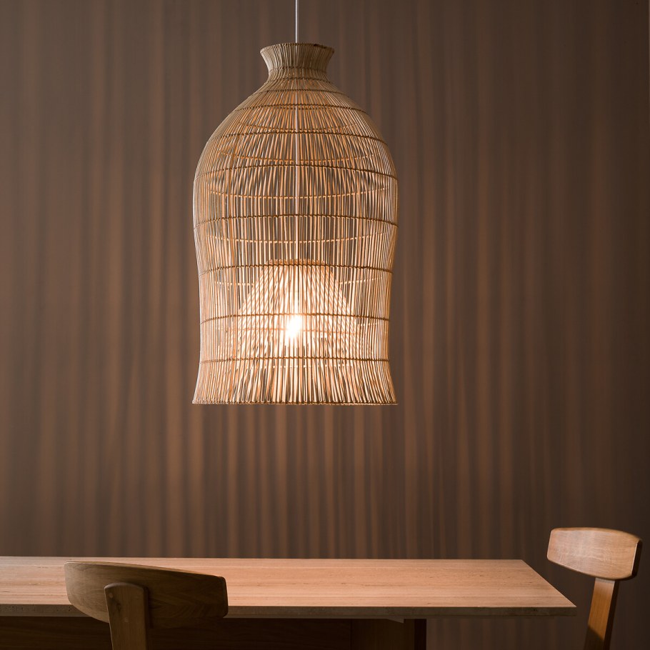 Абажур из ротанга