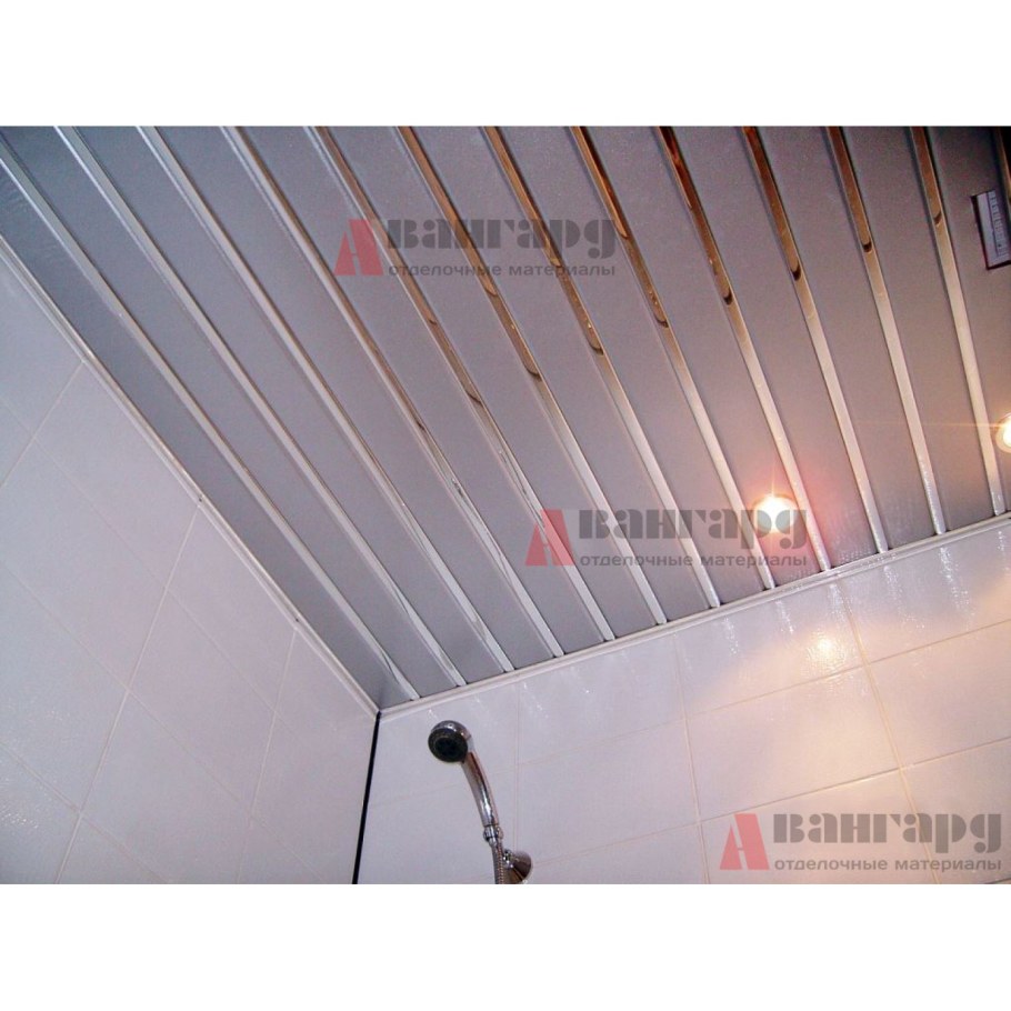 - Подвесной потолок "Албес" алюминиевый реечный