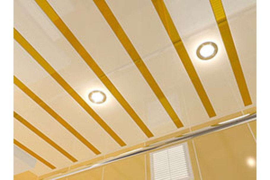 Реечный потолок Албес