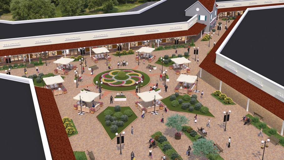 Novaya Riga Outlet Village, деревня Покровское