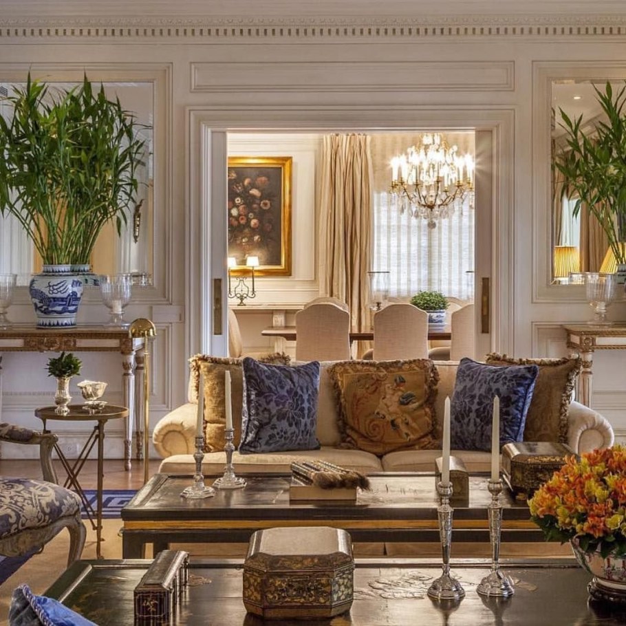 Итальянский интерьер гостиной