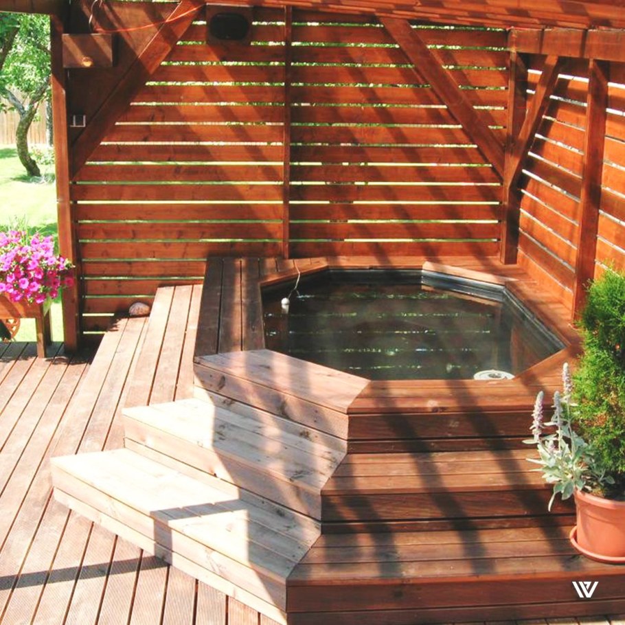 Беседка для мини бассейна