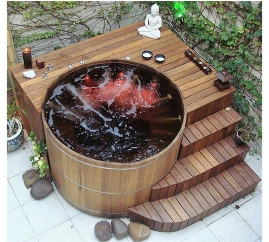 Японская баня бочка фурако