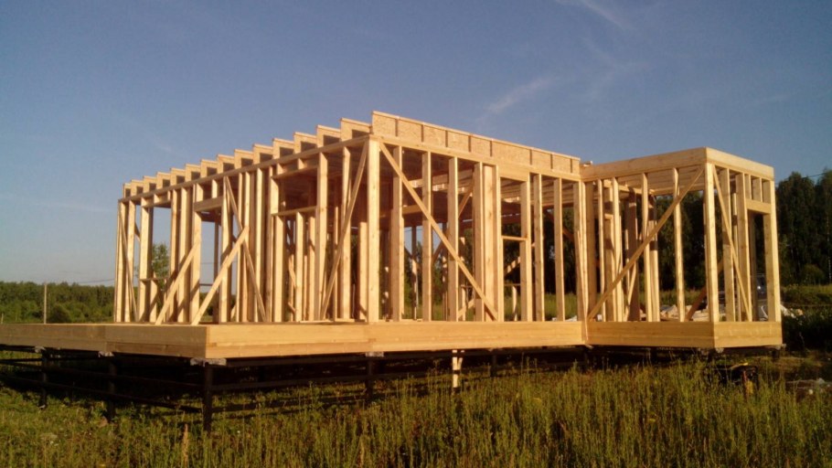 Каркасно щитовой дом