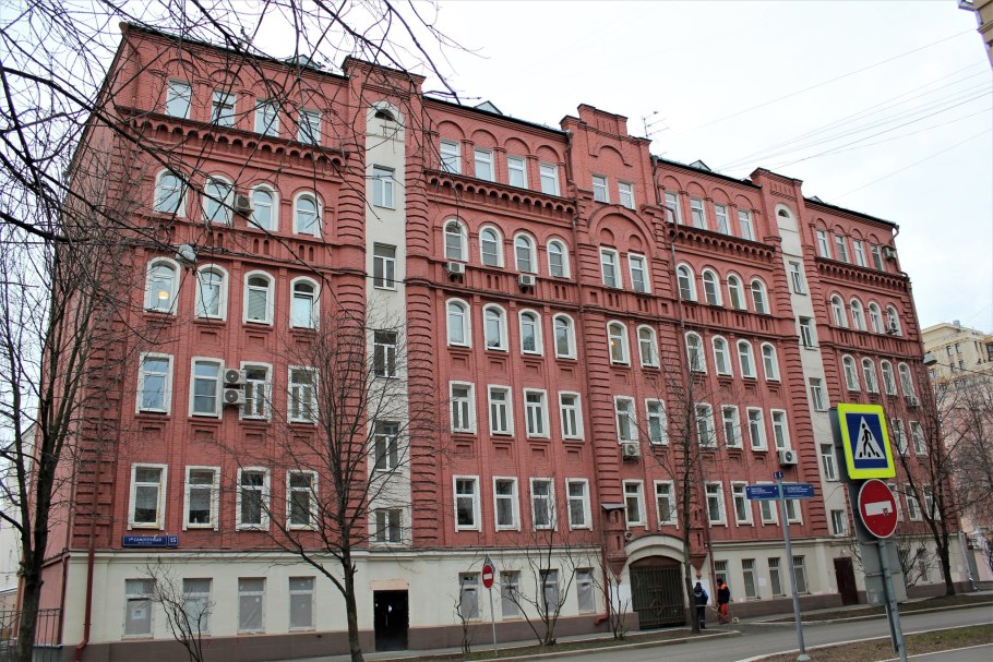 Типография «огонек» в 1-м Самотечном переулке.