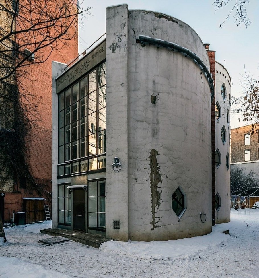 Дом-мастерская к.с. Мельникова в Кривоарбатском переулке