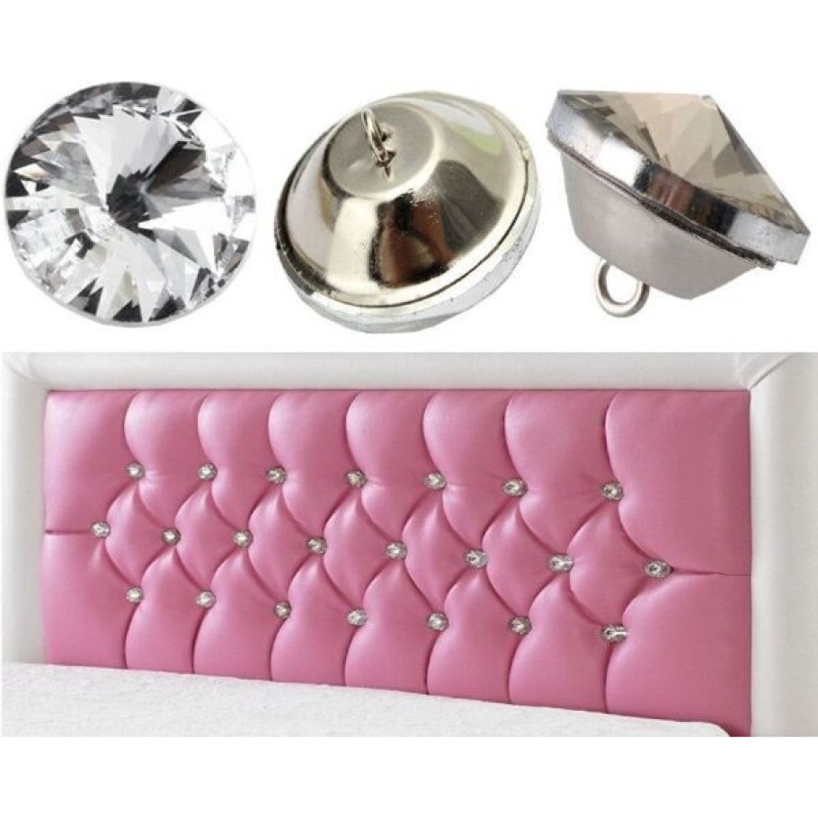 Мебельные пуговицы стразы