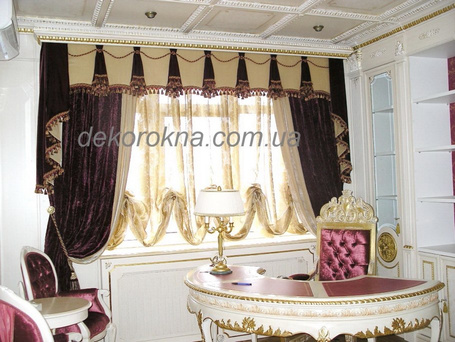Портьеры в стиле Барокко
