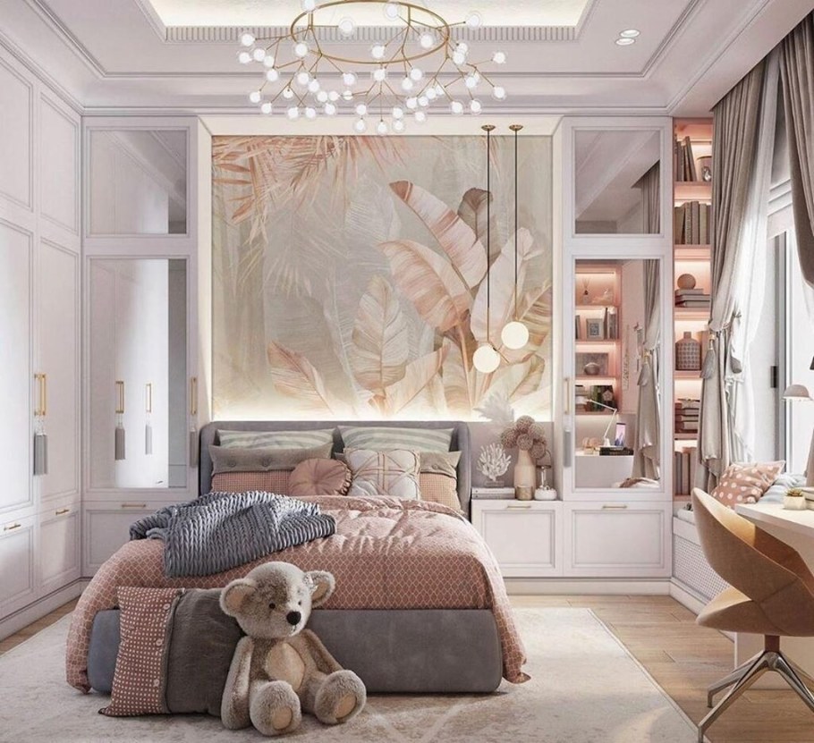 Интерьер комнаты для девочки