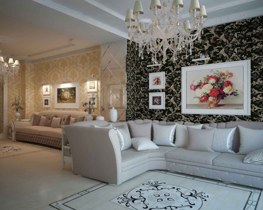 Интерьер гостиной