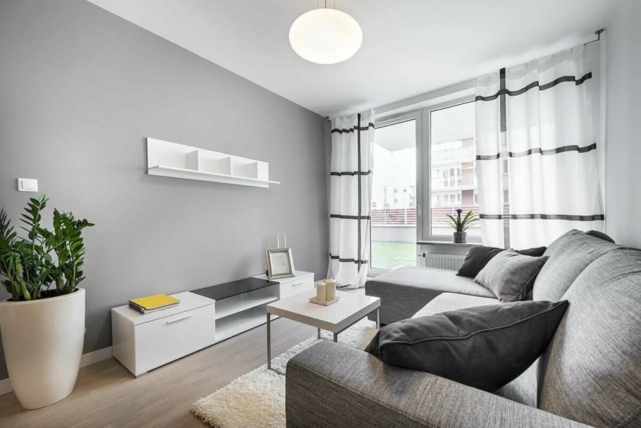 Серый цвет в интерьере