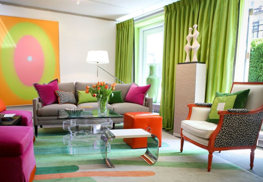 Яркая гостиная