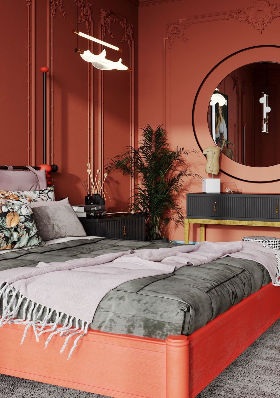 Модные цвета в интерьере 2024