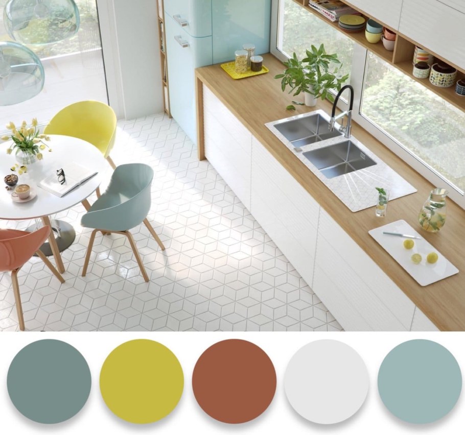 Цветовая гамма кухни 2022