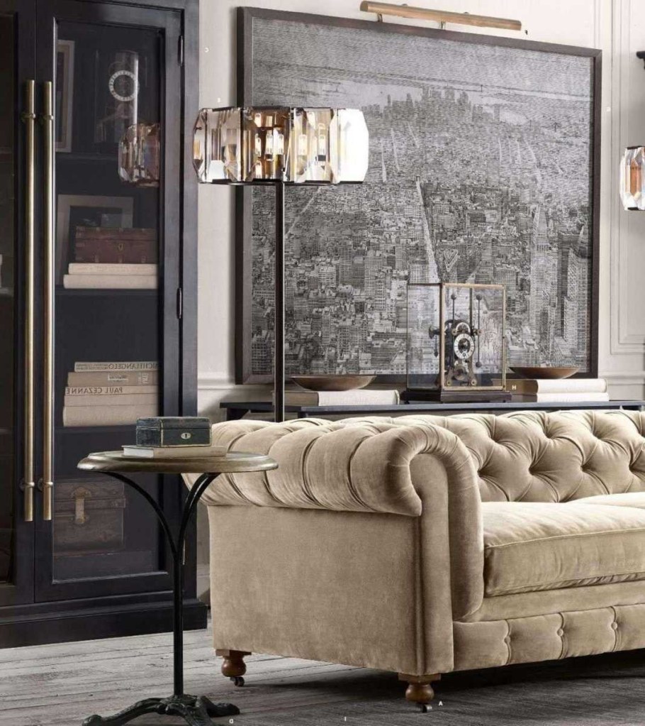 Restoration Hardware гостиная