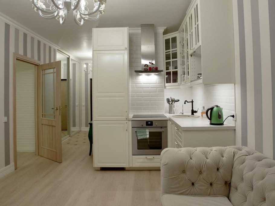 Кухня в двухкомнатной квартире