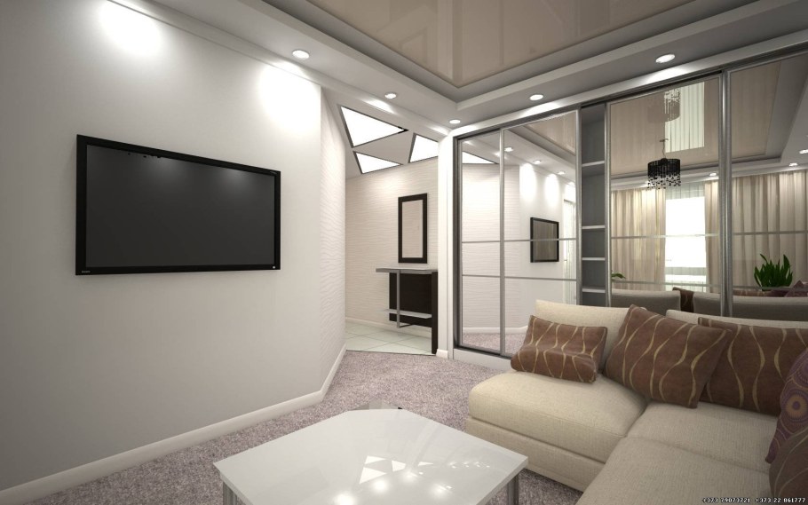 Интерьер в двухкомнатной хрущевке