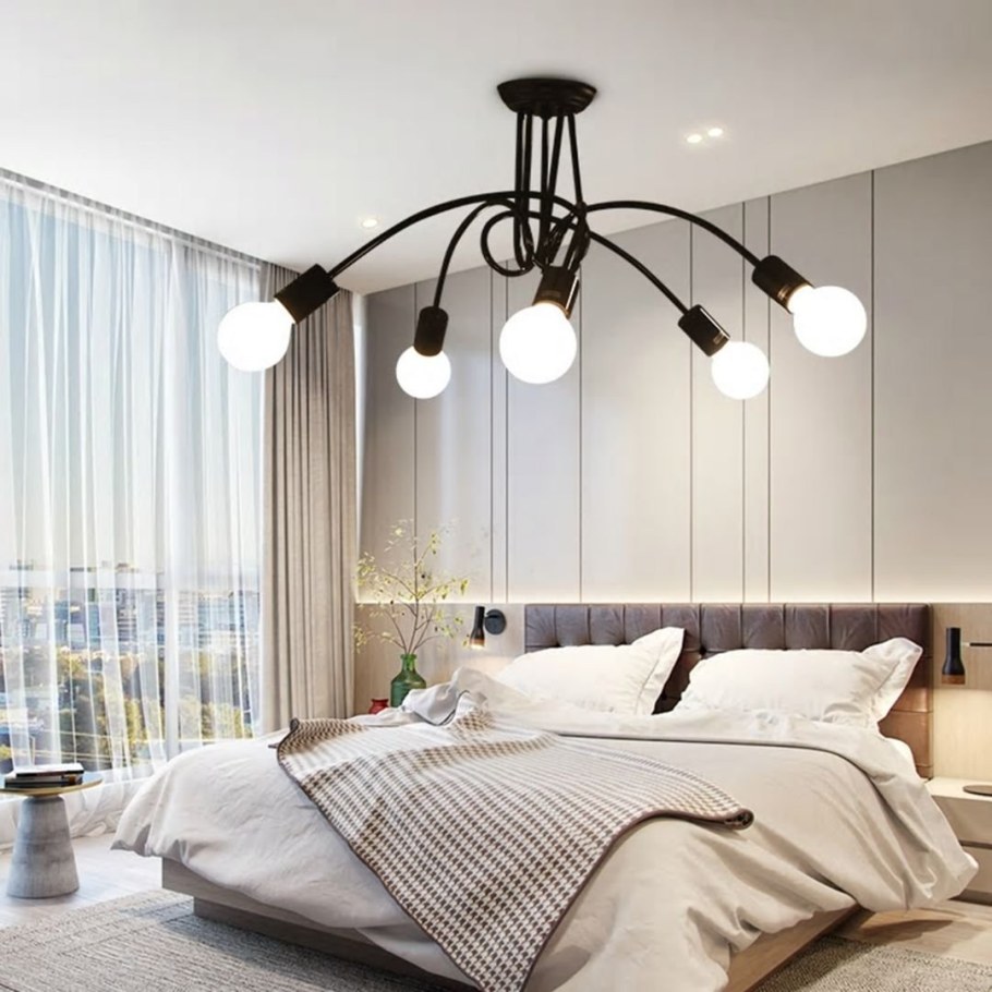 Модные люстры для спальни