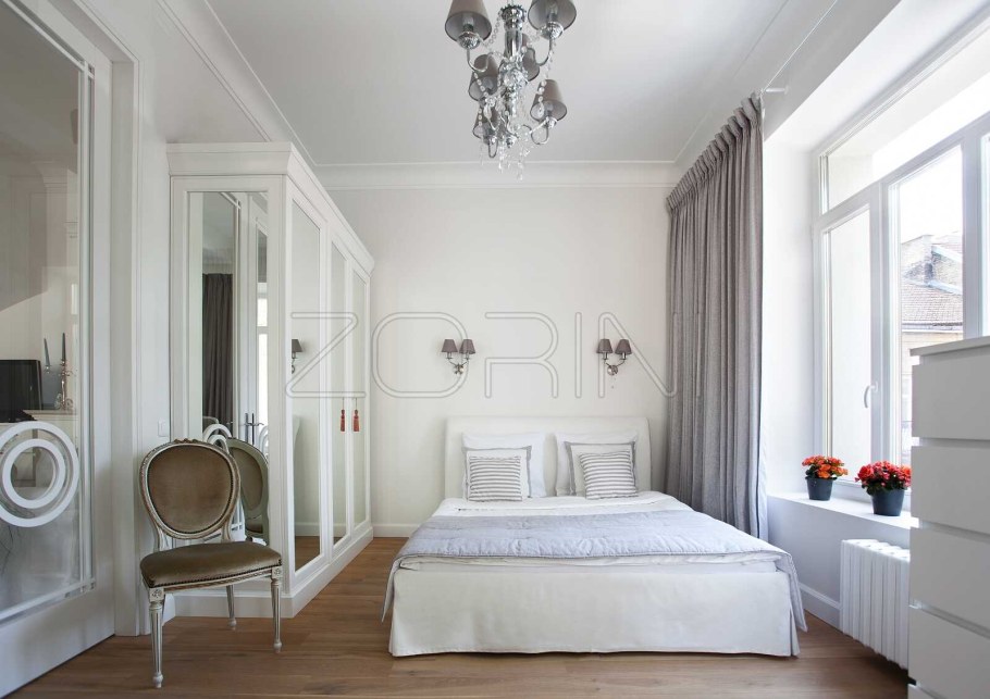 Люстры в интерьере спальни