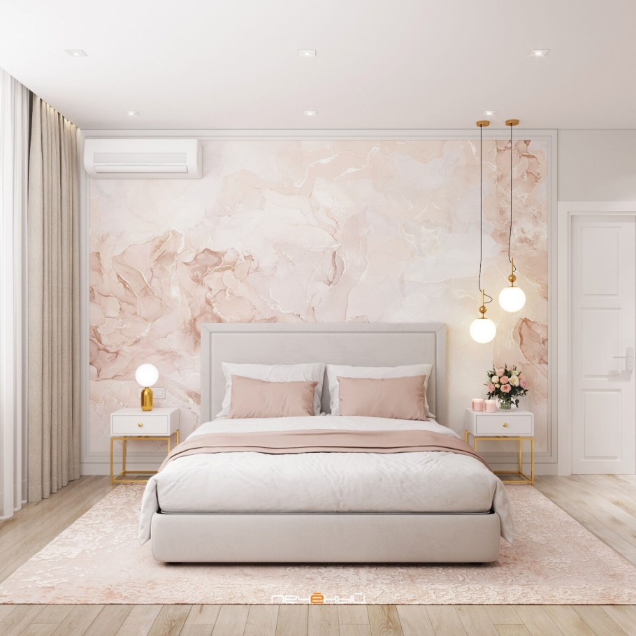 Модные спальни 2024 белая