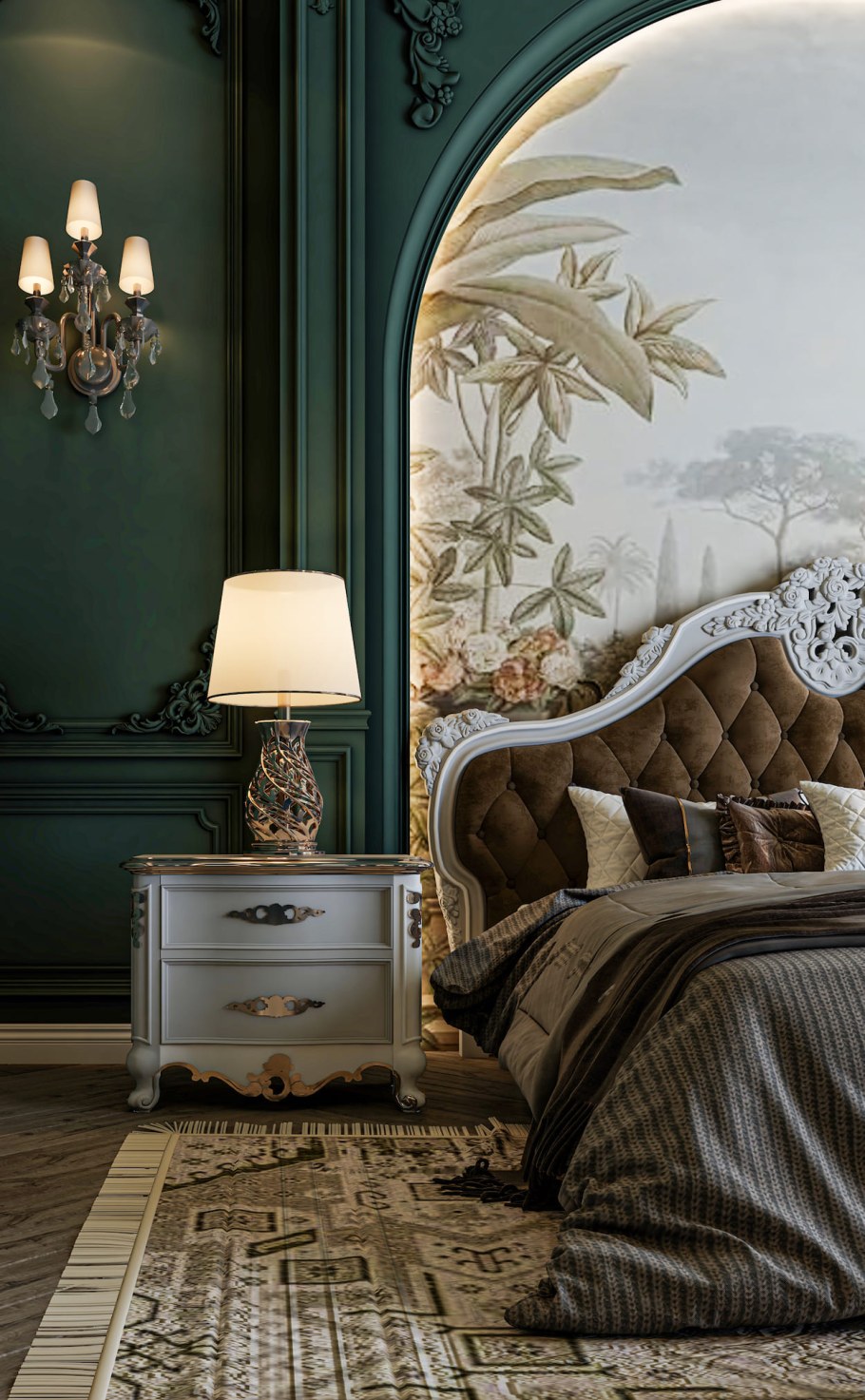 Обои для спальни 2024 модные тенденции
