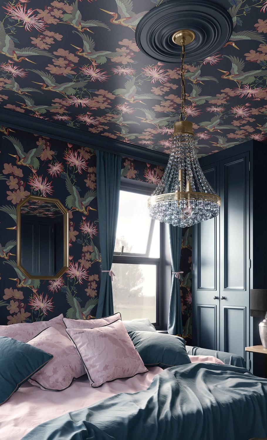 Обои в спальню 2024