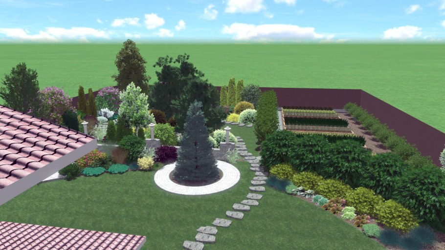 Ягоды ландшафт участка