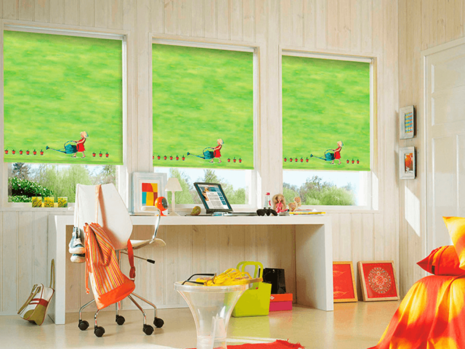 Рулонные жалюзи в детскую комнату
