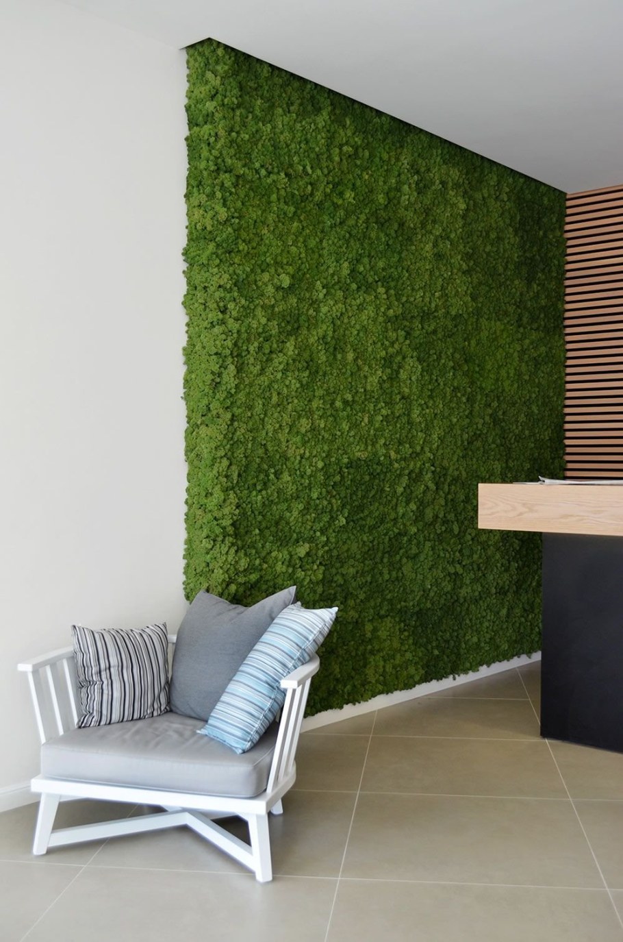 Газон на стене