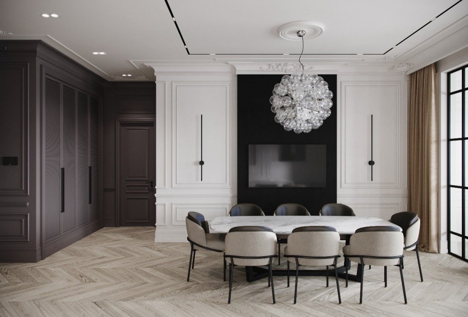 Неоклассический интерьер