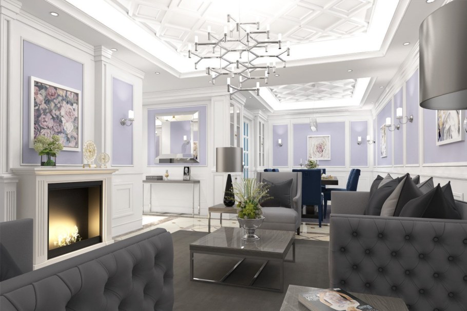 Гостиная Неоклассика Италия Кристофер Гай