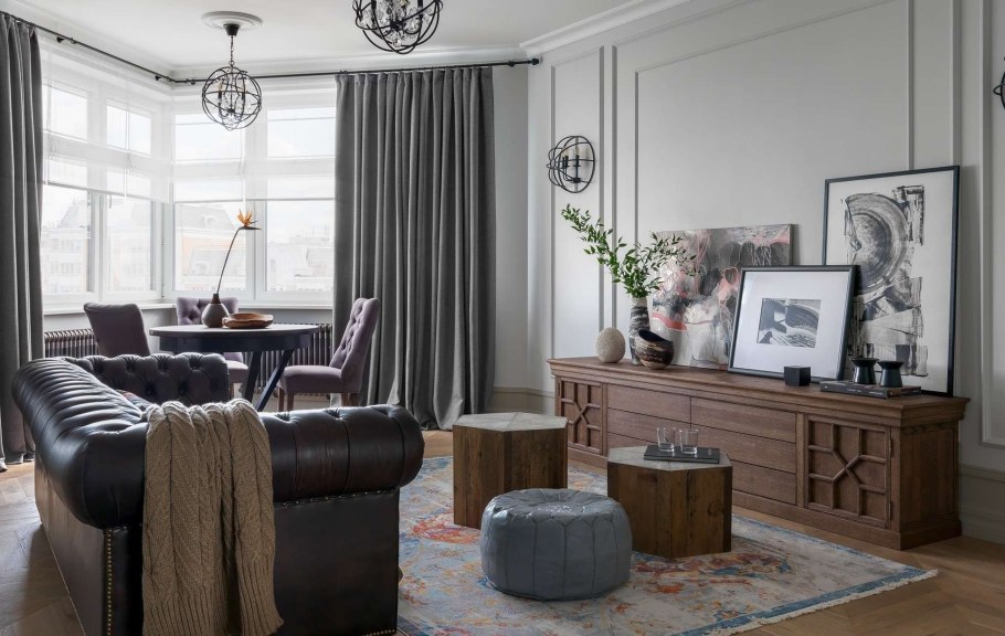 Стиль лофт и Неоклассика в интерьере